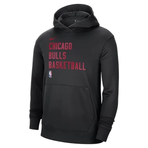 Męska bluza z kapturem Chicago Bulls Spotlight Nike Dri-FIT NBA - Czerń