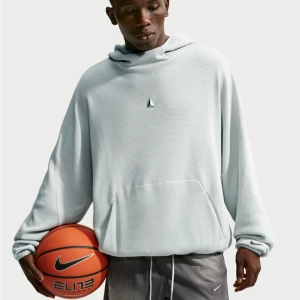 Męska bluza z kapturem do koszykówki Ja - Szary Nike