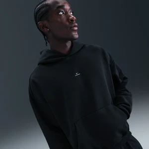 Męska bluza z kapturem do koszykówki Therma-FIT Nike Standard Issue - Czerń