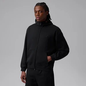 Męska bluza z kapturem i zamkiem na całej długości Dri-FIT Jordan Sport Hoop Fleece - Czerń