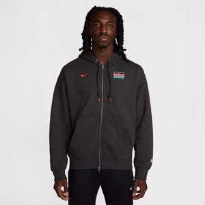 Męska bluza z kapturem i zamkiem na całej długości Nike Team Kenya Solo Swoosh - Czerń