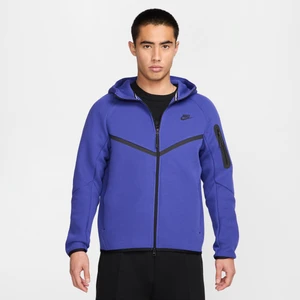 Męska bluza z kapturem i zamkiem na całej długości Windrunner Nike Tech - Fiolet
