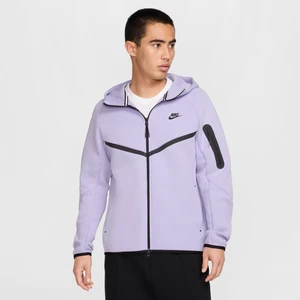 Męska bluza z kapturem i zamkiem na całej długości Windrunner Nike Tech - Fiolet