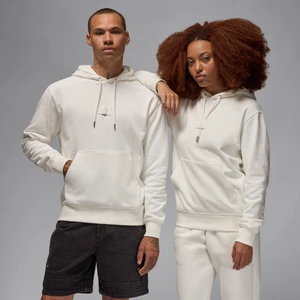 Męska bluza z kapturem Jordan Flight Fleece - Biel