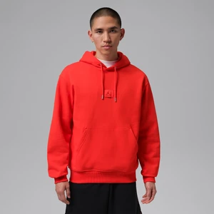 Męska bluza z kapturem Jordan Flight Fleece - Czerwony