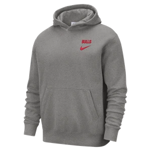 Męska bluza z kapturem NBA Nike Chicago Bulls Club Courtside - Szary