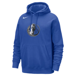 Męska bluza z kapturem NBA Nike Dallas Mavericks Club - Niebieski