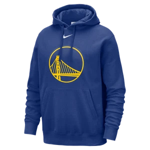 Męska bluza z kapturem NBA Nike Golden State Warriors Club - Niebieski
