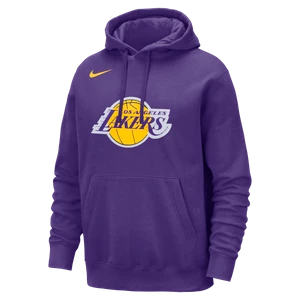 Męska bluza z kapturem NBA Nike Los Angeles Lakers Club - Fiolet