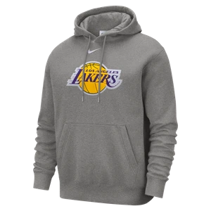 Męska bluza z kapturem NBA Nike Los Angeles Lakers Club - Szary