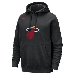 Męska bluza z kapturem NBA Nike Miami Heat Club - Czerń