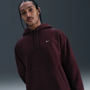 Męska bluza z kapturem Nike Solo Swoosh - Czerwony