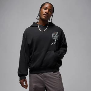 Męska bluza z kapturem o kroju oversize Jordan Brooklyn - Czerń