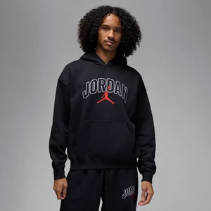 Męska bluza z kapturem o kroju oversize Jordan Brooklyn Fleece - Czerń