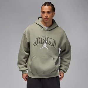 Męska bluza z kapturem o kroju oversize Jordan Brooklyn Fleece - Zieleń