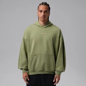 Męska bluza z kapturem o kroju oversize Jordan Flight Fleece - Zieleń