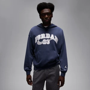 Męska bluza z kapturem z dzianiny dresowej o kroju oversize Jordan MVP - Niebieski