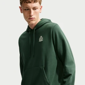 Męska bluza z kapturem z dzianiny dresowej Nike Club - Zieleń