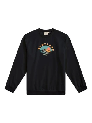 Męska bluza z okrągłym dekoltem i nadrukiem — Szkocja - Black Mountain Warehouse