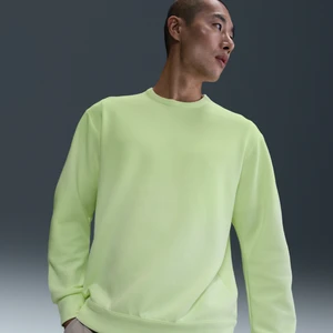 Męska bluza z półokrągłym dekoltem Dri-FIT Nike 24.7 ImpossiblySoft - Żółty
