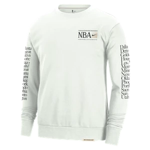 Męska bluza z półokrągłym dekoltem Nike Dri-FIT NBA Team 31 Standard Issue - Biel