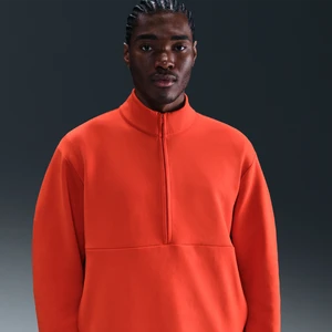 Męska bluza z zamkiem 1/2 Dri-FIT Nike 24.7 ImpossiblySoft - Czerwony