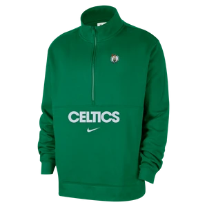 Męska bluza z zamkiem 1/2 Nike NBA Boston Celtics Club Courtside - Zieleń