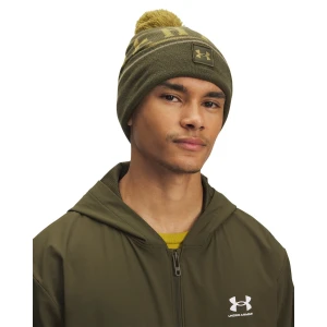 Męska czapka zimowa Under Armour M Halftime Pom Beanie - khaki