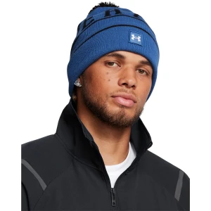 Męska czapka zimowa Under Armour M Halftime Pom Beanie - niebieska