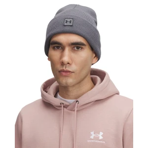 Męska czapka zimowa Under Armour UA Halftime Cuff - szara