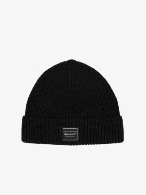 Beret Unisex z Czarnym Logo GANT