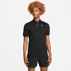 Męska dopasowana koszulka polo The Nike Polo Rafa - Czerń