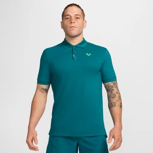 Męska dopasowana koszulka polo The Nike Polo Rafa - Zieleń