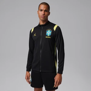Męska dresowa bluza piłkarska Jordan Dri-FIT Brazylia Academy Pro - Czerń