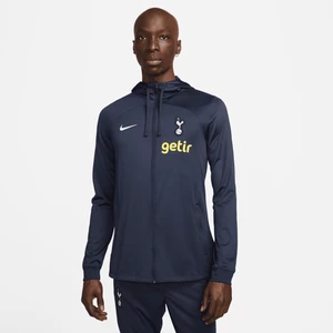Męska dresowa bluza piłkarska z kapturem Nike Dri-FIT Tottenham Hotspur Strike - Niebieski