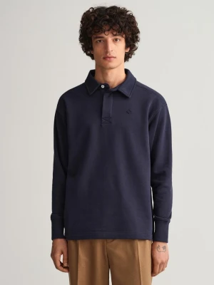 Męska dresowa koszulka rugby z długim rękawem icon g GANT