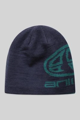 męska dwustronna czapka - Navy Animal