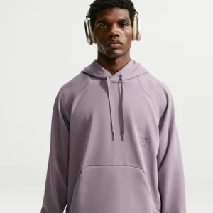 Męska dzianinowa bluza treningowa z kapturem o kroju oversize Nike N.A.C. Dri-FIT - Fiolet