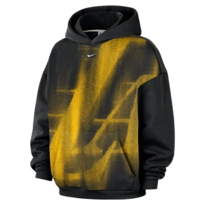 Męska dzianinowa bluza z kapturem do koszykówki Los Angeles Lakers Standard Issue - Czerń Nike