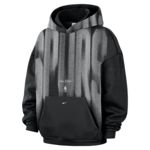 Męska dzianinowa bluza z kapturem do koszykówki San Antonio Spurs Nike Standard Issue - Czerń