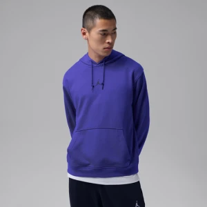 Męska dzianinowa bluza z kapturem Dri-FIT Jordan Sport Crossover - Niebieski