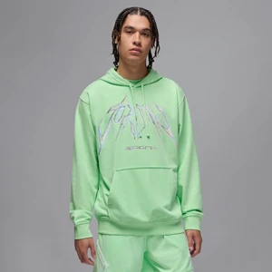 Męska dzianinowa bluza z kapturem Dri-FIT Jordan Sport Crossover - Zieleń