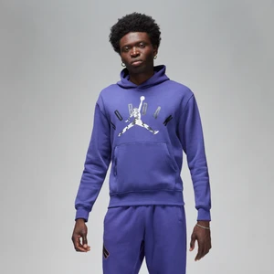 Męska dzianinowa bluza z kapturem Jordan Flight MVP - Fiolet