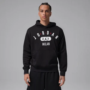 Męska dzianinowa bluza z kapturem Mediolan Jordan - Czerń