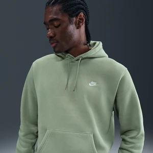 Męska dzianinowa bluza z kapturem Nike Club - Zieleń