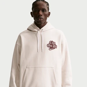 Męska dzianinowa bluza z kapturem Nike Solo Swoosh - Szary