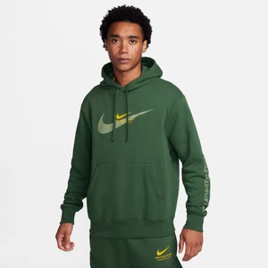Męska dzianinowa bluza z kapturem Nike Sportswear - Zieleń