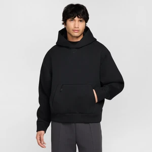 Męska dzianinowa bluza z kapturem Nike Tech - Czerń