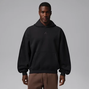 Męska dzianinowa bluza z kapturem o kroju oversize Jordan Brooklyn - Czerń