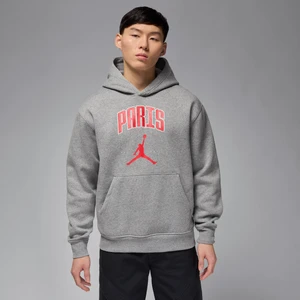 Męska dzianinowa bluza z kapturem Paryż Jordan - Szary